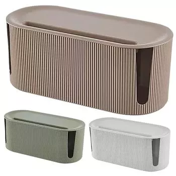 OZ Настольный держатель для линии передачи данных, полка, полезная коробка для прокладки кабелей для дома, офиса Milk Tea