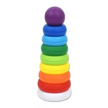 Oz Toy Infant Minglely Round Stacking Tower Ring Stacking Set Seting ...s For Sale!