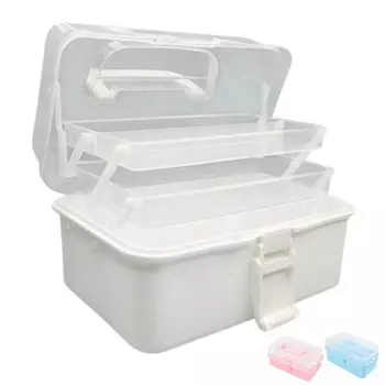 ozgram Tool Box 3 Tiers 330mm x Depth 190mm x Height Made of Large Storage Tool Storage Medical Storage Accessory Sewing Folding First Aid Regular