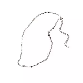 Ожерелье 925 пробы стерлингового серебра персиковое колье колье ключицы колье для женщин ювелирные изделия подарок серебро