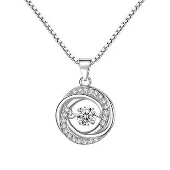 Ожерелье Agile для женщин, японский и корейский модный темперамент, универсальная подвеска в виде бьющегося сердца, цепочка на ключицу, цепочка на шею