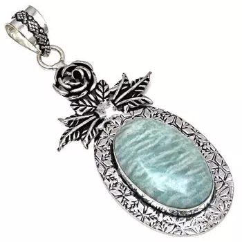 Ожерелье Амазонит Драгоценный Камень Ручной Работы Подарок Для Нее Ювелирные Изделия 3