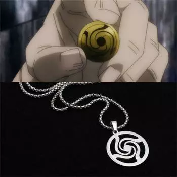 Ожерелье аниме дзюдзюцу кайсен с эмблемой токийской средней школы, подвеска с логотипом, креативные комиксы, окружающий подарок, ювелирные изделия из нержавеющей стали