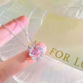 Ожерелье «Бабочка Любовь» Изысканно Красивое Новое Ожерелье в Стиле INSN Милый Универсальный Подарок Для Подруги