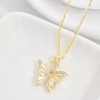 Ожерелье-бабочка Женское легкое роскошное простое трендовое ключичное колье