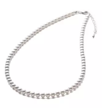 Ожерелье Baby Pearl Ожерелье Grand Premium Pearl 38 см 5 мм Белый x Золото [VOTRE COUTURE] Женское