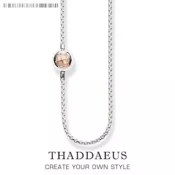 Ожерелье Basic Rose Glod, 2017 Бренд Стерлингового Серебра 925 пробы Модные Ювелирные Изделия Европейский Стиль Бижутерия Подарок Для Мужчин Женщин Друг 45cm