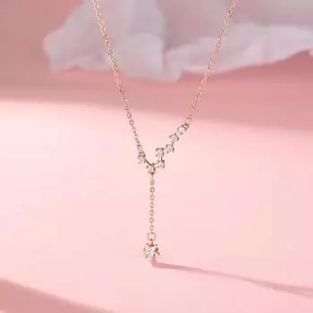 Ожерелье Beidou Seven Star, дизайн Niche, изысканная цепочка на ключицу с кисточками, Новый год, лето