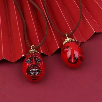 Ожерелье Berserk Behelit Griffith 1997 года с яйцом короля, подвеска в форме дуги Золотого века