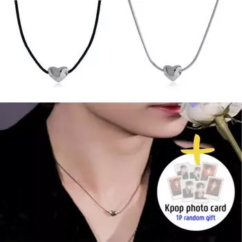 Ожерелье «Бесконечное сердце» Small чёрный