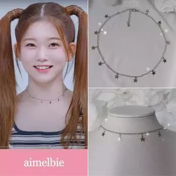 [Ожерелье Billlie Tsuki] Ожерелье-чокер Little Stars - серебро