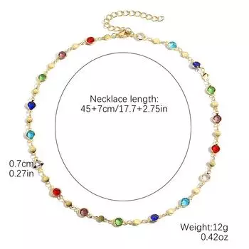 Ожерелье Бисером Кисточка Ручной Работы Бисером Двухслойное Красный Кристалл Премиум Цепочка для Ключиц Женское