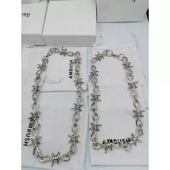 Ожерелье Bramble, яркая цепочка на шею, цепочка на ключицу, властное креативное колье для мужчин и женщин, универсальные украшения