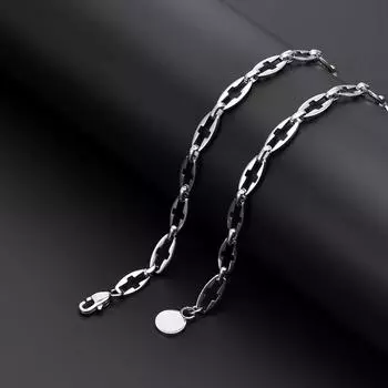 Ожерелье-браслет-цепочка с крестом, подходит для мужчин и женщин, ювелирные изделия-цепочки 20cm