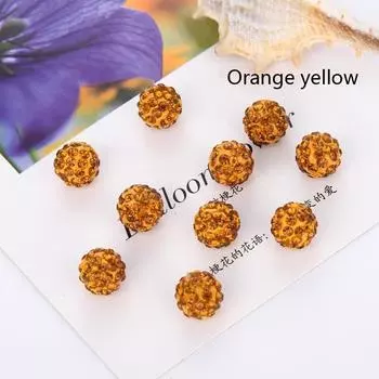 Ожерелье, браслет, изготовление ювелирных изделий, сделай сам, для 20 шт., 8/10 мм, свободные бусины, подвески, дискотека, круглый шар, оптовая продажа, кристалл 8mm сапфировый