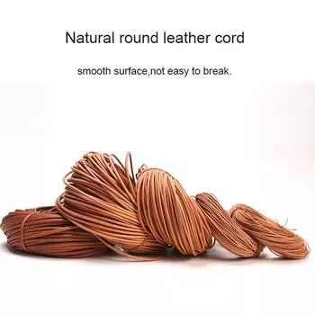 Ожерелье, браслет, шнурок, своими руками, 5 метров, фурнитура для ювелирных изделий, кожа коровы, кожаная веревка, изготовление ювелирных изделий 3mm