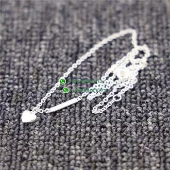 Ожерелье бренда Colgantes Plata De Ley 925 из чистого серебра 925 пробы для кулона