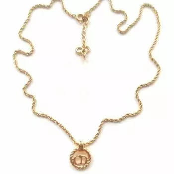 Ожерелье-цепочка с круглыми пшеничными ушками и ключицей, классическое и популярное для женщин Adjustable size золотой