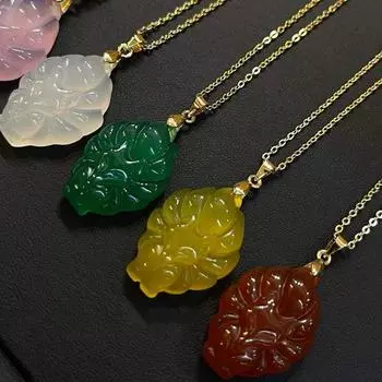 Ожерелье-цепочка с подвеской в виде девятихвостой лисы, унисекс, китайское животное, ручная резная лиса, для мужчин и женщин, счастливый ювелирный подарок чёрный