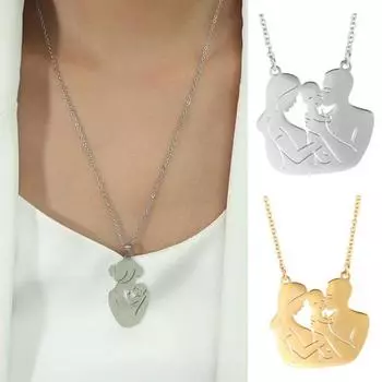 Ожерелье-цепочка с яркой отделкой, нежный узор, гальваническое покрытие, привлекательное значимое украшение, модные украшения, персонализированные детские украшения