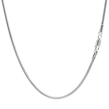 Ожерелье-цепочка Sears Snake, серебро SV 925, ширина 55 см [Sears] 2,0 мм