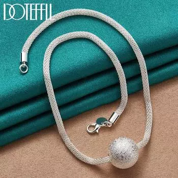 Ожерелье-цепочка в виде змеи серебряного цвета, подарок, модные украшения 45cm