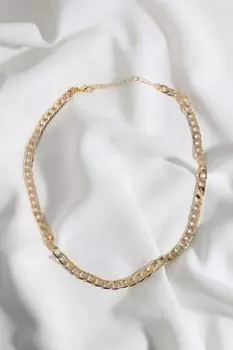 Ожерелье-цепочка золотого цвета