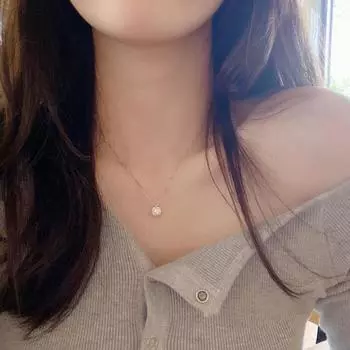 Ожерелье-чокер в виде капли с кубическим цирконием Сверкающее бриллиантовое ожерелье Кристалл Горный хрусталь Блестящее ожерелье Ювелирные изделия День матери Годовщина День рождения серебряный