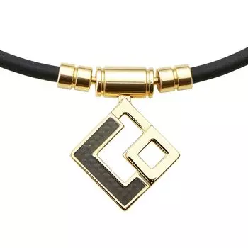 Ожерелье Colantotte TAO AURA Premium Gold x Carbon размер L