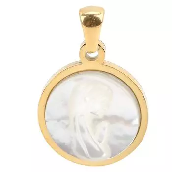 Ожерелье Девы Марии Премиум Металлическая Глянцевая Поверхность Изысканный Уникальный Дизайн Изготовление Ювелирных Изделий Католический