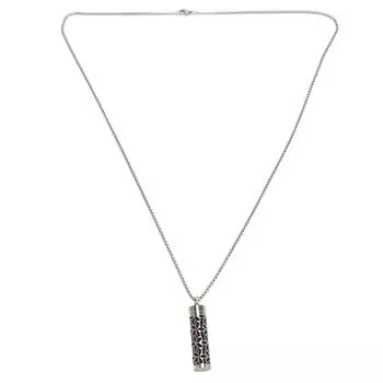 Ожерелье-диффузор для эфирных масел, стильный полый дизайн, регулируемая длина, нержавеющая сталь