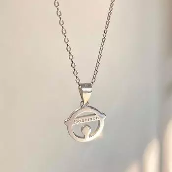 Ожерелье Dingdang Cat Dingdang, симпатичное, с мультяшной цепочкой на ключице, нишевый дизайн, милый японский стиль