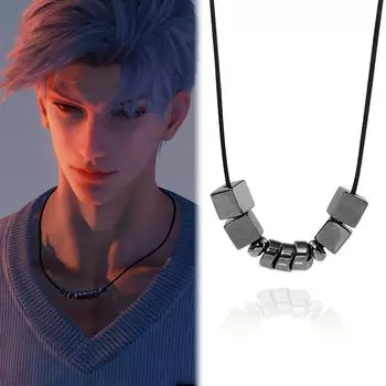 Ожерелье для косплея Sylus Unisex Geometry, кулон, чокер, ювелирные изделия, парные аксессуары, подарок