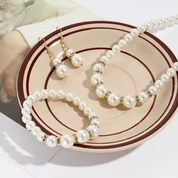 Ожерелье для женщин Комплект ювелирных изделий Украшения Свадебный комплект ожерелья для женщин Сто трех частей ожерелья комплект Красивое элегантное ожерелье для нее