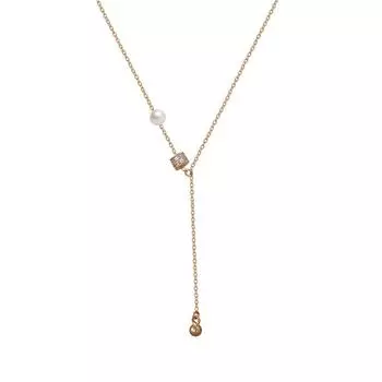 Ожерелье для женщин, ниша, кисточка, тонкая талия, жемчуг, цепочка на ключицу, крутой стиль