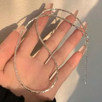 Ожерелье для женщин с нишевым дизайном Sense Высококачественное детское ожерелье ручной работы из бисера Легкое роскошное ожерелье