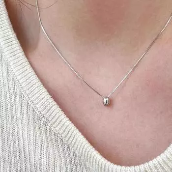 Ожерелье Doudou, женское, маленькое, круглое, с подвеской в виде боба, роскошная, индивидуальная, темпераментная, ключичная цепочка