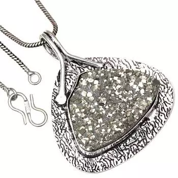 Ожерелье Drusy Gemstone Handmade Antique Jewelry 2