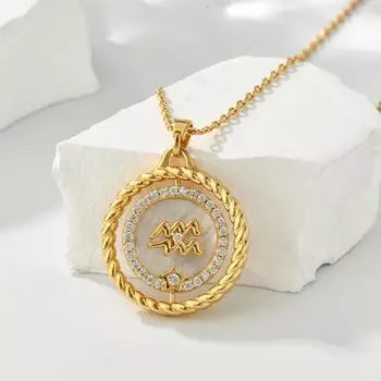 Ожерелье «Двенадцать созвездий» Парный кулон