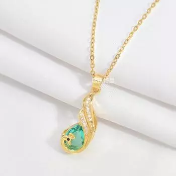 Ожерелье Феникс Женское Судебное Ретро Этническое Стиль Темперамент Ключичная Цепочка Ювелирные Изделия