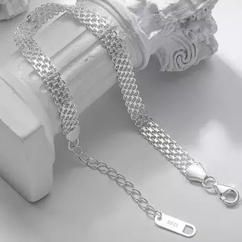 Ожерелье Foxanry для женщин, пар, классический минималистский индивидуальный невыцветающий ювелирный аксессуар ручной работы для юбилея, вечеринки, подарки 50cm серебряный