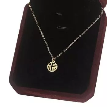 Ожерелье Fuzi для женщин, летний дизайн и мода, бренд Fu, простая цепочка на ключицу, новый стиль