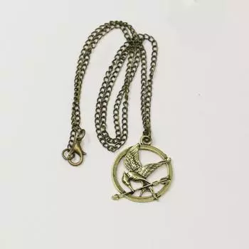 Ожерелье Гарри Поттера Луна Смерть Священный Треугольник Круглый Кулон Винтажное Ожерелье Цепь Свитера ARI медный