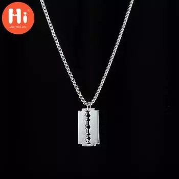 Ожерелье Hi Ring Ins Hip-hop Dance Мужское и женское ожерелье с подвеской