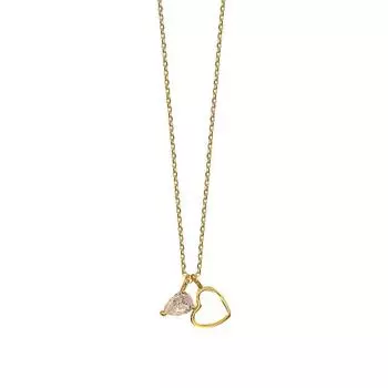 Ожерелье Hollow Love из циркона с милым темпераментом и девичьей цепочкой на ключицу, легкое роскошное ожерелье для женщин