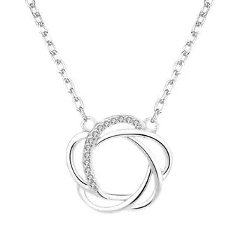 Ожерелье и серьги из стерлингового серебра S925, модная универсальная цепочка на ключицу для женщин 925