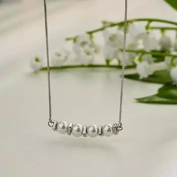 Ожерелье Inter Pearl Pearl, женская цепочка на ключицу, весенне-летний модный темперамент, легкая роскошь и нишевый дизайн