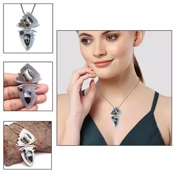 Ожерелье из агата Ботсваны, натуральный драгоценный камень для подарка, подаренные ювелирные изделия