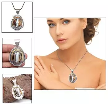 Ожерелье из агата Ботсваны, натуральный драгоценный камень для подарка, подаренные ювелирные изделия