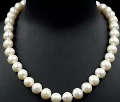 Ожерелье из белого пресноводного жемчуга 10-11 мм